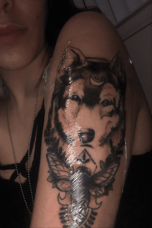 Wolf piece , eventually want it covered 