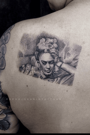 Frida Kahlo de Rivera #3rl #sergiosabiotattoos #Moscow #tattooinrussia #tattooinmoscow #tattoo #татуировка #татувмоскве #blackandgreytattoo #tattoo #tattooartist #blackandgray #sevastopoltattoo #londontattooconvention