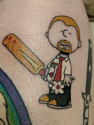 Shaun of the dead inspired tattoo. #ShaunoftheDead  #SimonPegg  #spotofredonyou