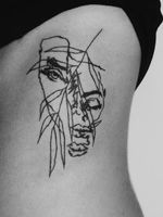 🎨#art #artwork #arte #tattooart #tattoos #tattooartist #faces #fscetattoo #olivebranch #spirit #soul #soulmatetattoo #girlwithtattoo #ink #bishoprotary #bishop #minimal #minimaltattoo