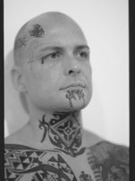 Ron Athey - Photograph by Elvia Iannaccone Gezlev #ElviaIannacconeGezlev #tattooculture #tattoocommunity