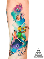 The little prince by inkport tattoo -  @inkporttattoo                                                                        #Москва #moscowtattoo  #space #tattooartist #акварельтату #moscow #watercolor #thelittleprince #usa  #tattoomoscow #tattoo #thelittleprincetattoo #татуировка #watercolortattoo inkporttattoo #inkporttattoo  #msk #татумастер  #dotworktattoo #тату #watercolortattoos #abstract #abstracttattoo #europe  moscow watercolortattoo USA Europe watercolortattooartist watercolortattoo