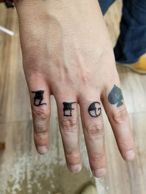 Tattoo uploaded by Katt Franich • Dice and cards 🎲♠️♥️♣️♦️ • Tattoodo