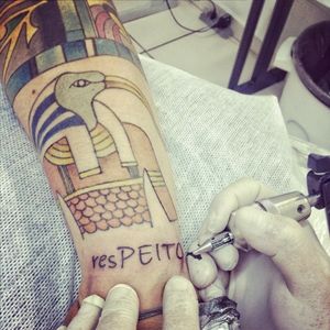 Opinião é sua mas a realidade é minha 💪#Tattoo #Egypt #resPeito