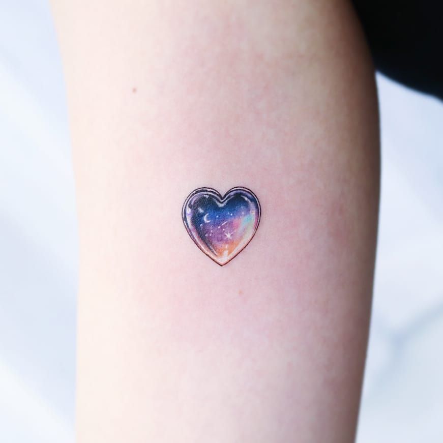 Surprise Tattoos  Moon Heart Temporary Tattoo  Shop Surprise Tattoos  Temporary Tattoos  Pinkoi