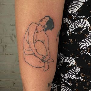 Tattoo by Tea Leigh #TeaLeigh #KinkOut #KinkOutEvent #fundraiser #sexworkersrights #LGBTQIA+ #tattooevent #tattoofundraiser #NYC #Brooklyn