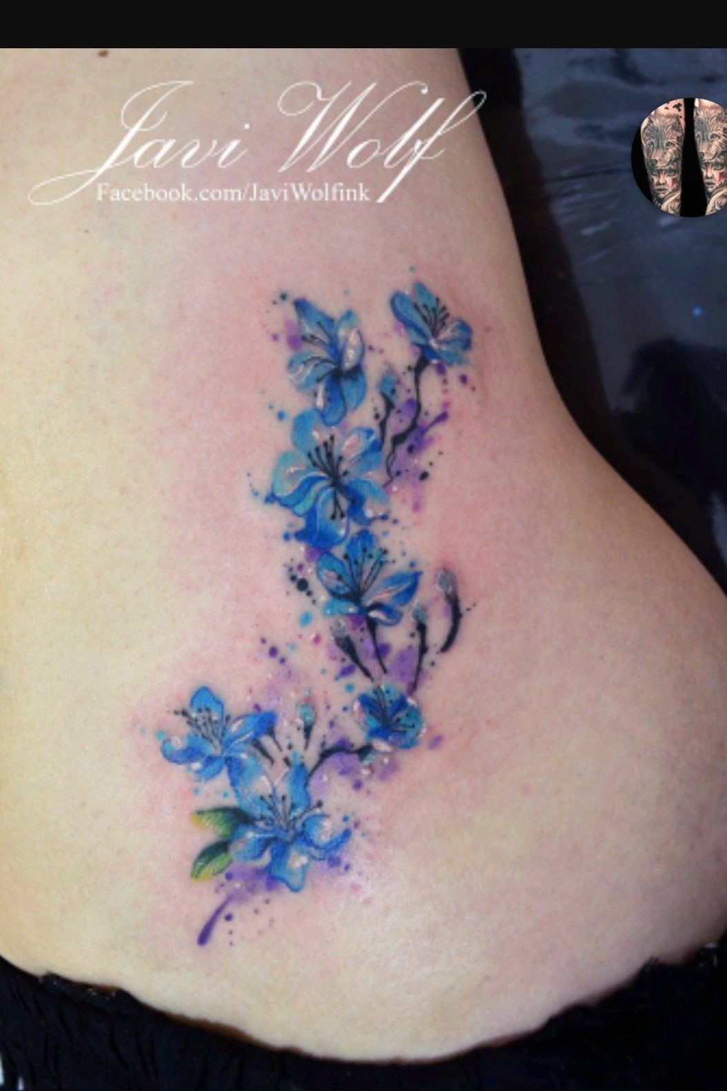 Tattoo uploaded by Francesca Tembo  Dont forget me not watercolor  flower dontforgetmenot  Tattoodo
