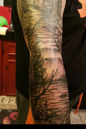 Bottom half of my sleeve tattoo 