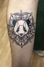 Geometric panda mandala ‘pandala’ 