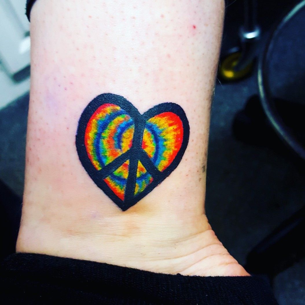 13 Pretty Peace Sign Tattoos For 2015 Design Press