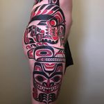 Tattoo by Jeroen Franken #JeroenFranken #tribaltattoos #tribaltattooing #tribal #ancient #blackwork #pattern #linework #dotwork #shapes #abstract