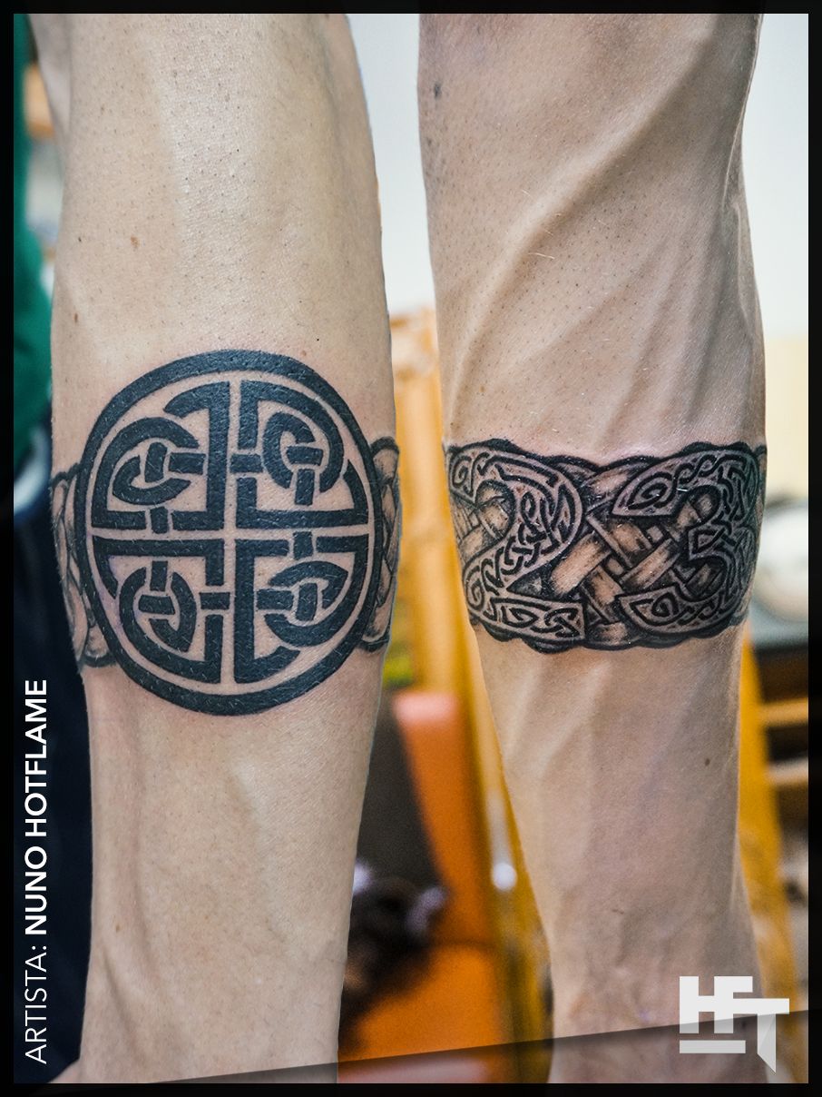 Large Celtic Knot Armband Temporary Tattoo  TattooIcon