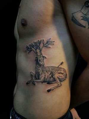Deer tattoo #deer #deertattoo 