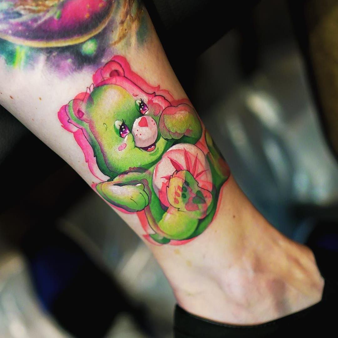 tattoos Sunshine care bear on Jarrod today for his niece  Flickr