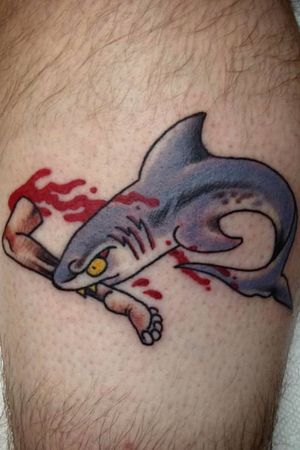 Shark & Leg Infinity symbol 