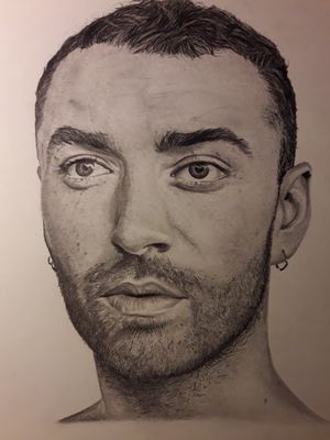 A drawing that I did of Sam Smith!