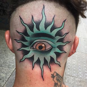 Tatuaje de Kike Esteras #KikeEsteras #newschooltattoo #newschool #color #eye