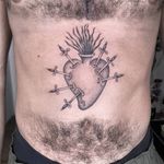 Hand Poked Tattoo done at Manomorta Tattoo Bergamo.  For info write me silviaplacenta@gmail.com #handpoke #handpoketattoo #handpoked #sticknpoke #tattooartist #tattooitaly #tattooist #tattooitalia #Tattoodo #inked #sacredhearttattoo #inkedguys 