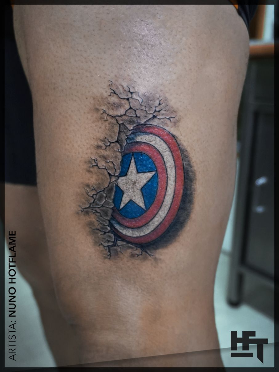 Tattoo uploaded by Frank Sosa • African shield and spear • Tattoodo