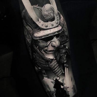 japanese demon warrior tattoo