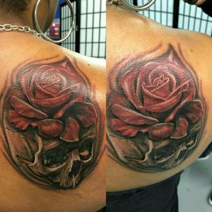 Skull and Rose ( Cover up)
