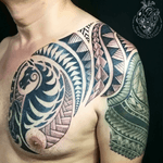 แนวนี้บ้างๆ :) Polynesian Style #horse #Polynesian #polynesiantattoo #tattoos #Reminisce #Reminiscetattoo #bangkoktattoo #bangkok #thaitattoo #Thailand