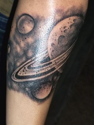 Full sleeve progress, starting galaxy themed arm 