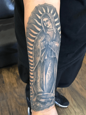 Artist; Ty Morris Shop; Jake’s Tattoo & Flesh Farmington, NM; Lady of Guadalupe
