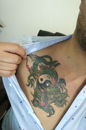 My dragon Tattoo, made on Oct18 at Taipei City
