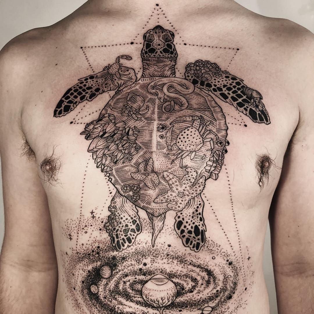 15 Best Turtle and Flower Tattoo Designs  PetPress