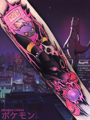 Tattoo by Brando Chiesa #BrandoChiesa #pastelgore #color #anime #manga #Japanese #illustrative #nausicaa #Teto #skull #nausicaavalleyofthewind #studioghibli #nintendo #gamer