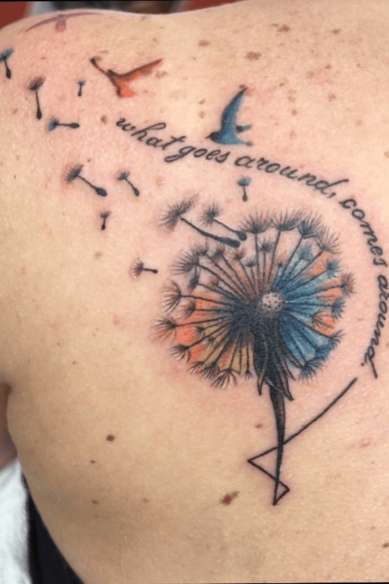 Dandelion Tattoos Designs Meanings Ideas and Photos  TatRing