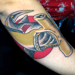 Hammerhead shark tattoo