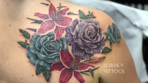 Cover up completed . Part healed #tattoocoverup 