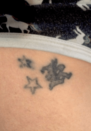 In 2009 This was my #firsttattoo #stars are mostly #stickandpoke and the #oldEnglish K was my first with an actual tattoo gun back in 2010.
