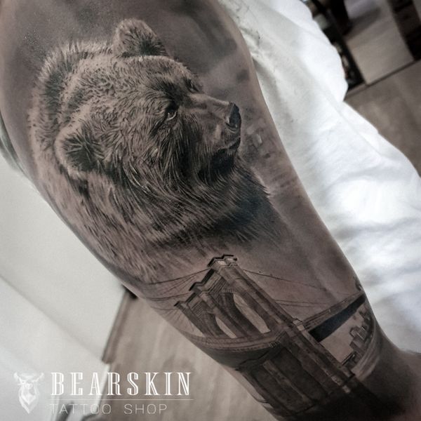 Tattoo from bearskin tattoo shop