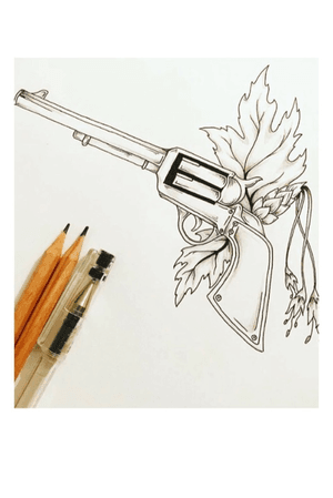more works at: instagram.com/papiru.ink #guntattoo #tattooartist #sketch 