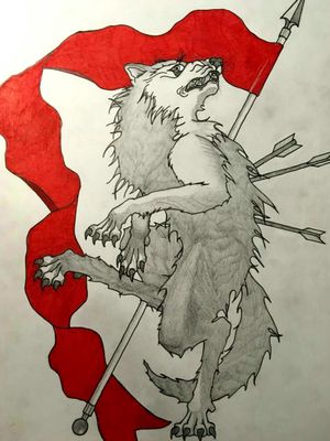 Big Bad Wolf. #wolf #design #animal #art #illustration #artwork #draw #japan #japaneese #death #war #irezumi #irezumitattoo 