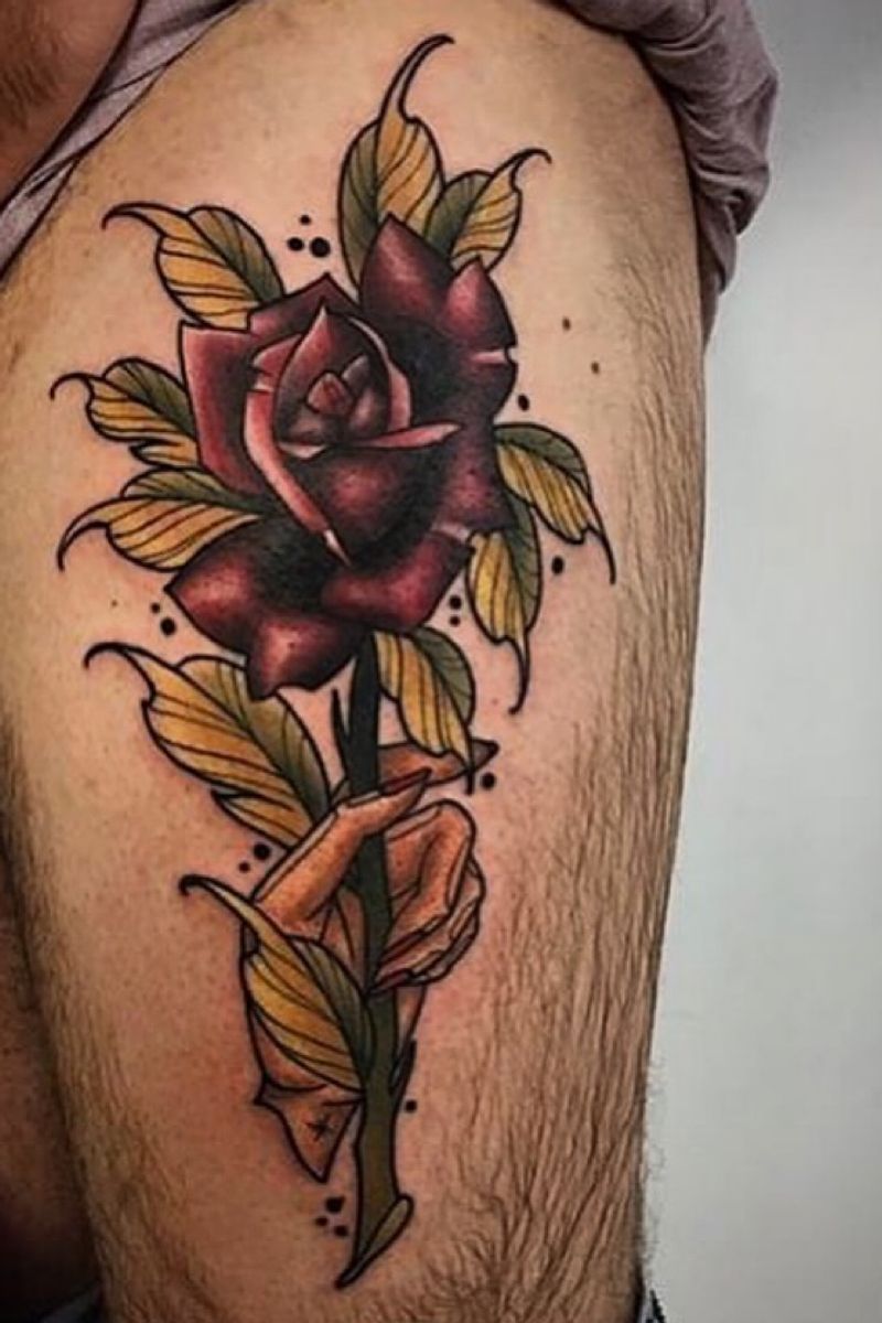 Tattoo uploaded by Stanisław Różycki • Wilted rose • Tattoodo