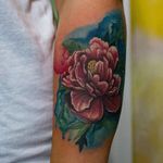 Watercolor Flower Tattoo 