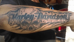 #blackandgrey #harleydavidson #harleydavidsontattoo #ericsquires #ericsquirestattoos #tattoo #ink 