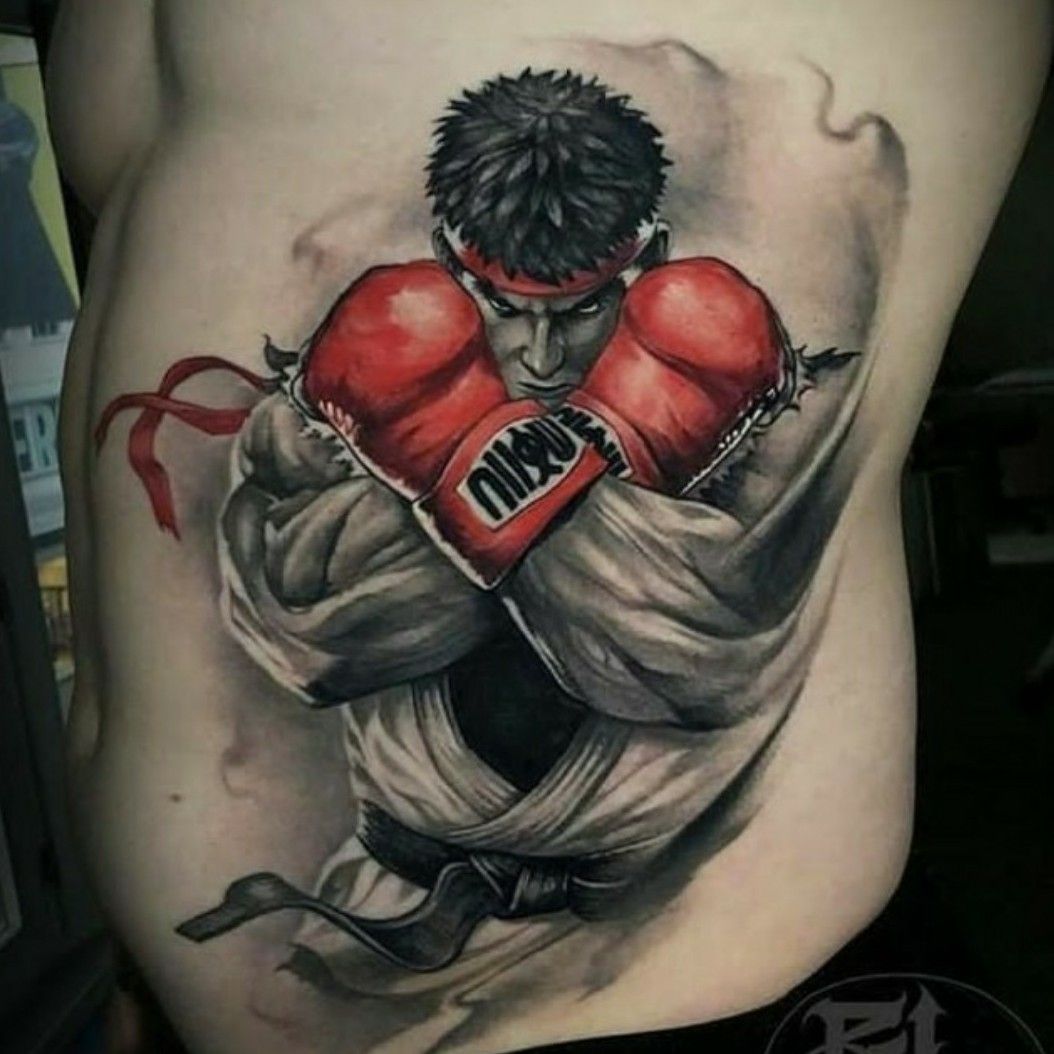 40 Street Fighter Tattoo Designs For Men  Video Game Ink Ideas