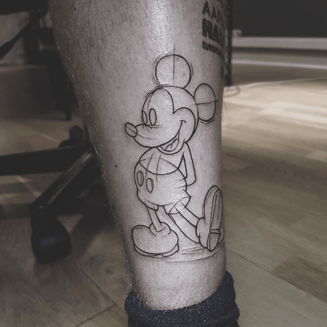 Mickey Mouse tattoo by Andrea Morales  Photo 31833