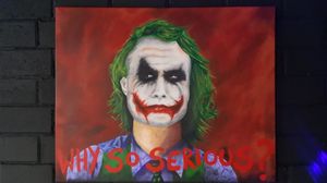 The joker on canvas