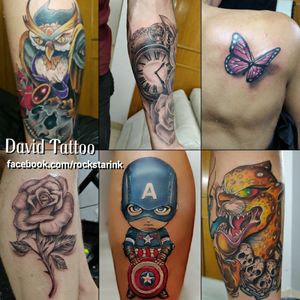 David Tattoo facebook.com/rockstarink insta/rockstarink1