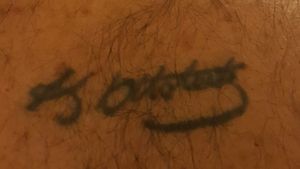 Since 2003. My first tattoo Mustafa Kemal ATATÜRK's signature. #me #tattoo #ink #inked #firsttattoo  