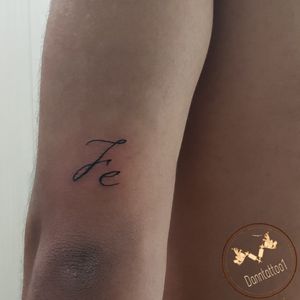 #fe #faith #tatuaje #tattoo #ink #lettering 