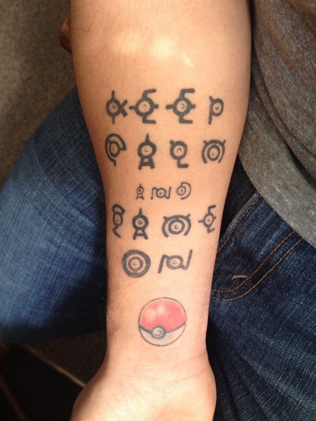 unown alphabet  Unown alphabet, Pokemon tattoo, Pokemon