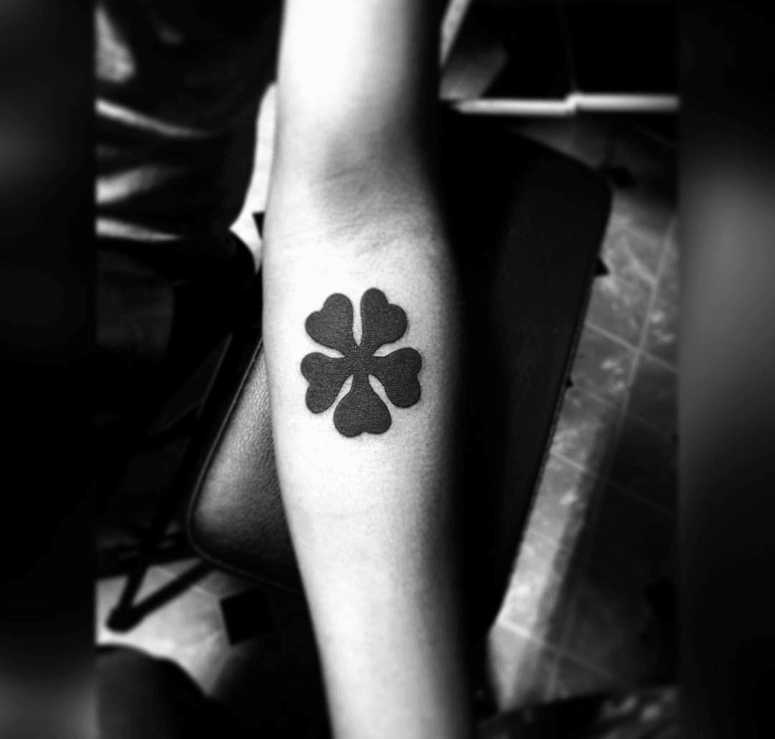 Tattoo uploaded by Eric Adorno • Got to do a #blackclover for G today !  🎨🖊 #TattzByAG #Ink #Tattoo #Tatuaje #BodyArt #ArteCorporal #BlackTattoo  #SimpleTattoo #BlackWork #BlackWorkTattoo #nyc #nyctattoo #nyctattoo  #nyctattooartist #newyorkcity ...