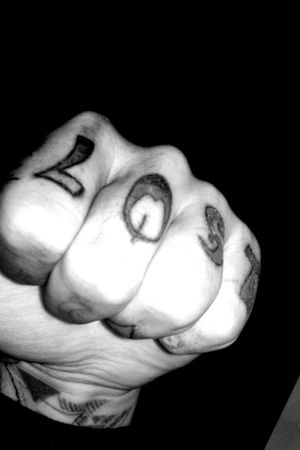 #lost #fingers #byMe #selfmadetattoo 